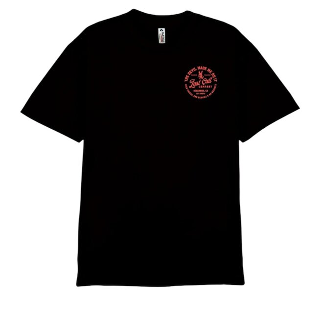 DEVIL MADE BADGE SS TEE BLACK