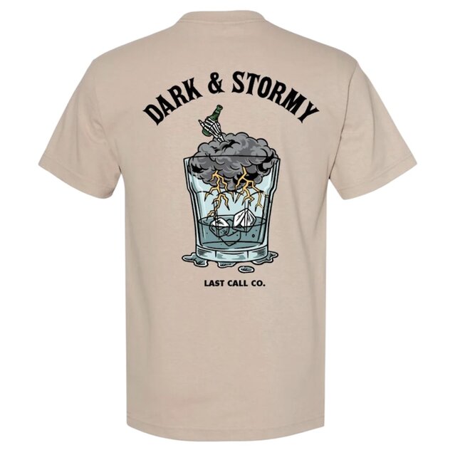DARK & STORMY SS TEE SAND