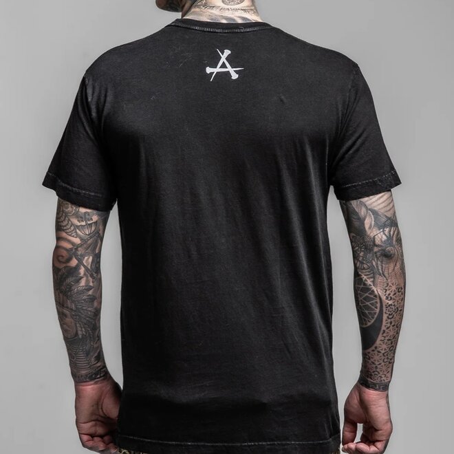 GRAVE THEORY SS TEE BLACK LAVA WASH