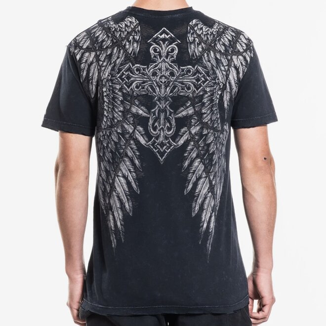 IMMORTAL SCREAM SS TEE BLACK LAVA WASH