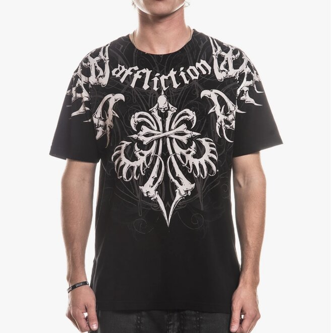 SKELETON SS TEE BLACK