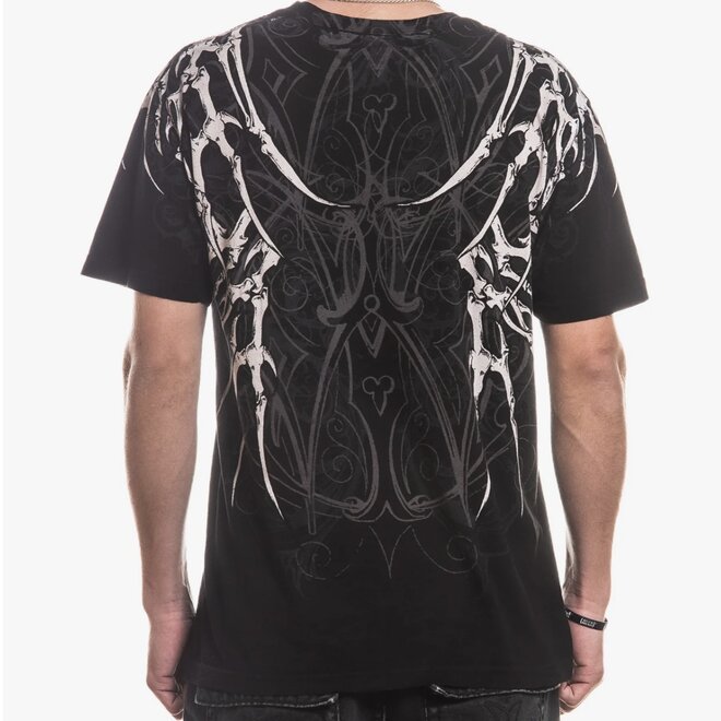 SKELETON SS TEE BLACK