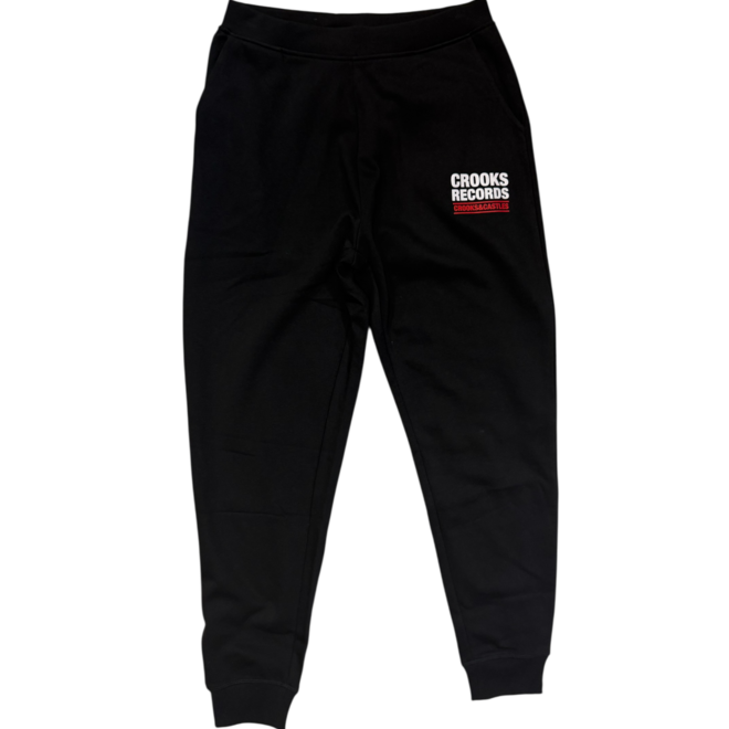 RECORDS SWEATPANTS BLACK