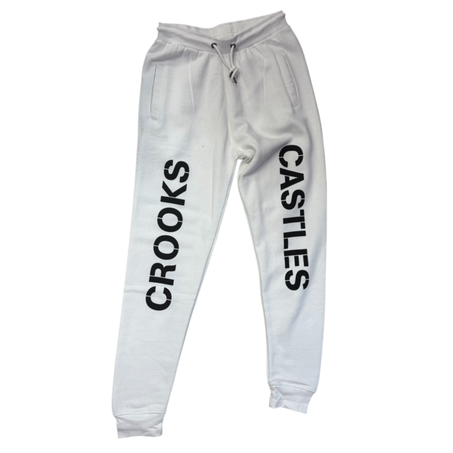 12 GUAUGE SWEATPANTS WHITE
