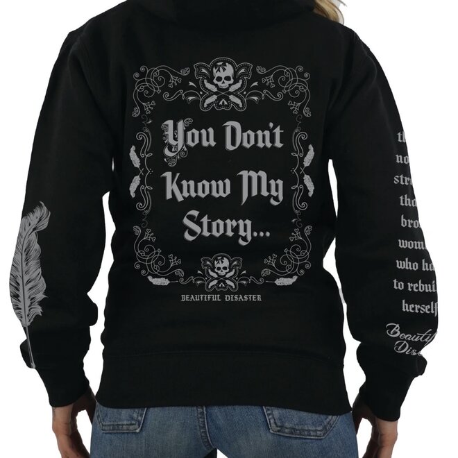 YOU DONT KNOW MY STORY ZIP BLACK