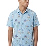 CATCH OF THE DAY BUTTON UP BLUE