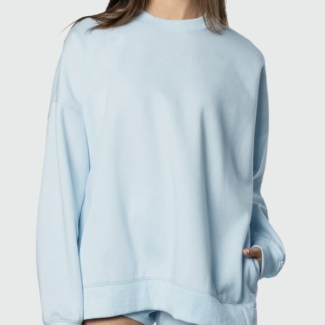 OVERSIZED CREWNECK ICE BLUE