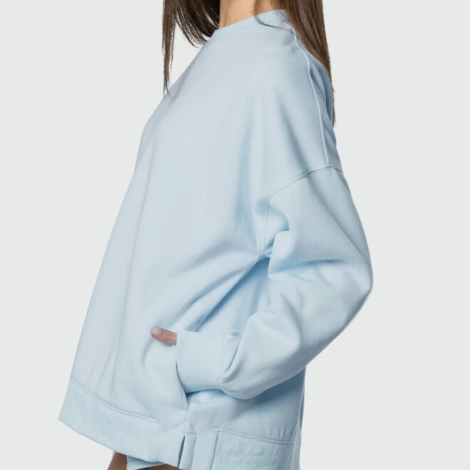 OVERSIZED CREWNECK ICE BLUE