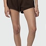 SWEAT SHORT DARK BROWN