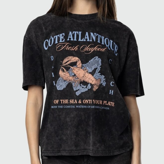 OVERSIZED TEE BLACK ATLANTIQUE