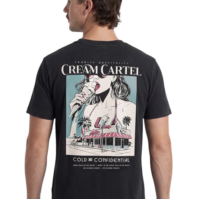 CREAM CARTEL SS TEE WASHED BLACK