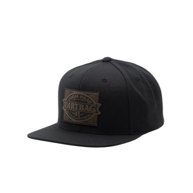 THROW DOWN FLATBRIM HAT BLACK PATCH