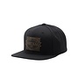 THROW DOWN FLATBRIM HAT BLACK PATCH