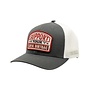 SUPPORT YOUR LOCAL DIRTBAG CURVED BRIM HAT CHARCOAL WHITE