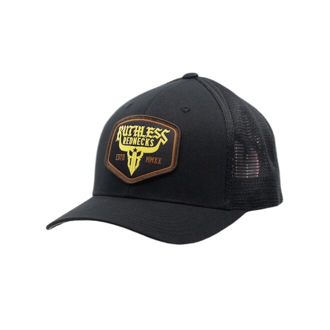 RAW TALENT CURVED BRIM BLACK PATCH
