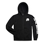 STENCIL ZIP HOODY BLACK
