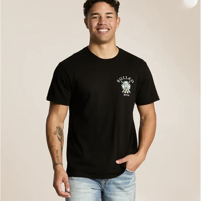 ZERO LUCKS GIVEN SS TEE JET BLACK
