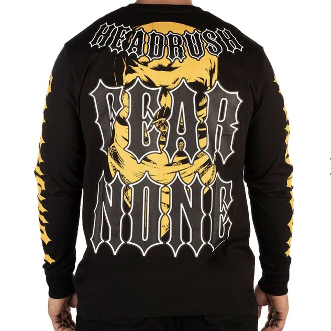 THE CONQUERED LS TEE BLACK YELLOW