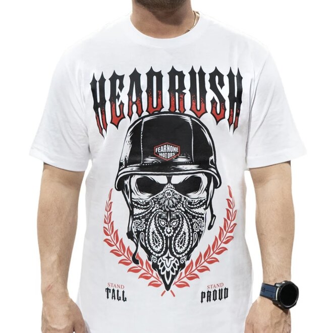 THE CONQUERED SS TEE WHITE RED