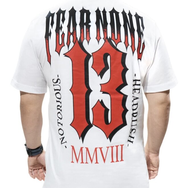 THE CONQUERED SS TEE WHITE RED