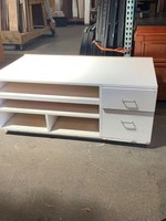 White Solid Wood Cabinet