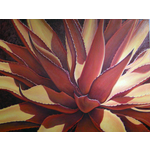 Joy Huckins-Noss "AGAVE IN RED" 30 x 40 Oil Painting