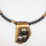 Audrey Hoffman COPPER PUNCH HOLE NECKLACE KAN87
