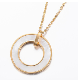 Fashion Jewelry *GOLD STAINLESS NECKLACE FJNFD