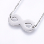 Fashion Jewelry STAINLESS INFINITY NECKLACE FJNFC