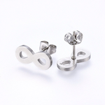 Fashion Jewelry STAINLESS INFINITY POST EARRINGS FJE3L