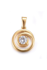 Fashion Jewelry GOLD STAINLESS NECKLACE FJN8F
