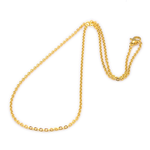 Fashion Jewelry GOLD STAINLESS CROSS CABLE CHAIN FJN20-18