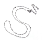 Fashion Jewelry STAINLESS 2MM DC CHAIN FJN59