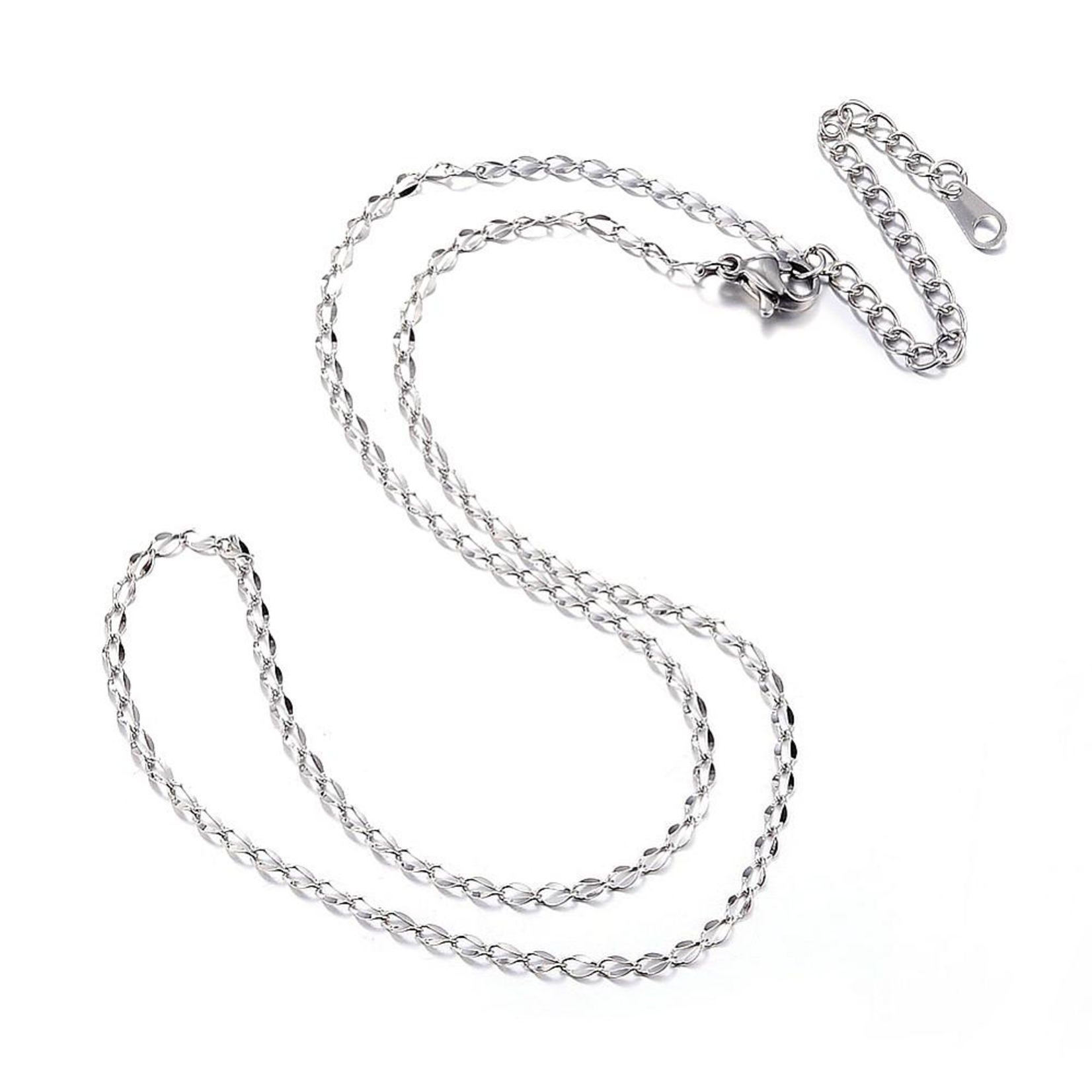 Fashion Jewelry STAINLESS 2MM ROLO CHAIN FJN34-18