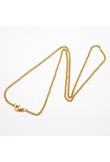 Fashion Jewelry GOLD STAINLESS 2MM ROLO CHAIN FJN41