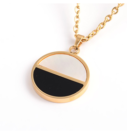 Fashion Jewelry *GOLD STAINLESS NECKLACE FJNC-18