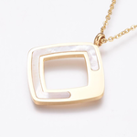 Fashion Jewelry GOLD STAINLESS NECKLACE FJN4C