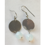 Fashion Jewelry STAINLESS OPALITE BEAD EARRINGS FJEBH