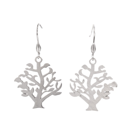 Fashion Jewelry *STAINLESS TREE OF LIFE EARRINGS FJE09