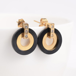 Fashion Jewelry GOLD STAINLESS EARRINGS FJEL