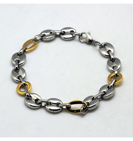 Fashion Jewelry MIXED STAINLESS LINK BRACELET FJBC