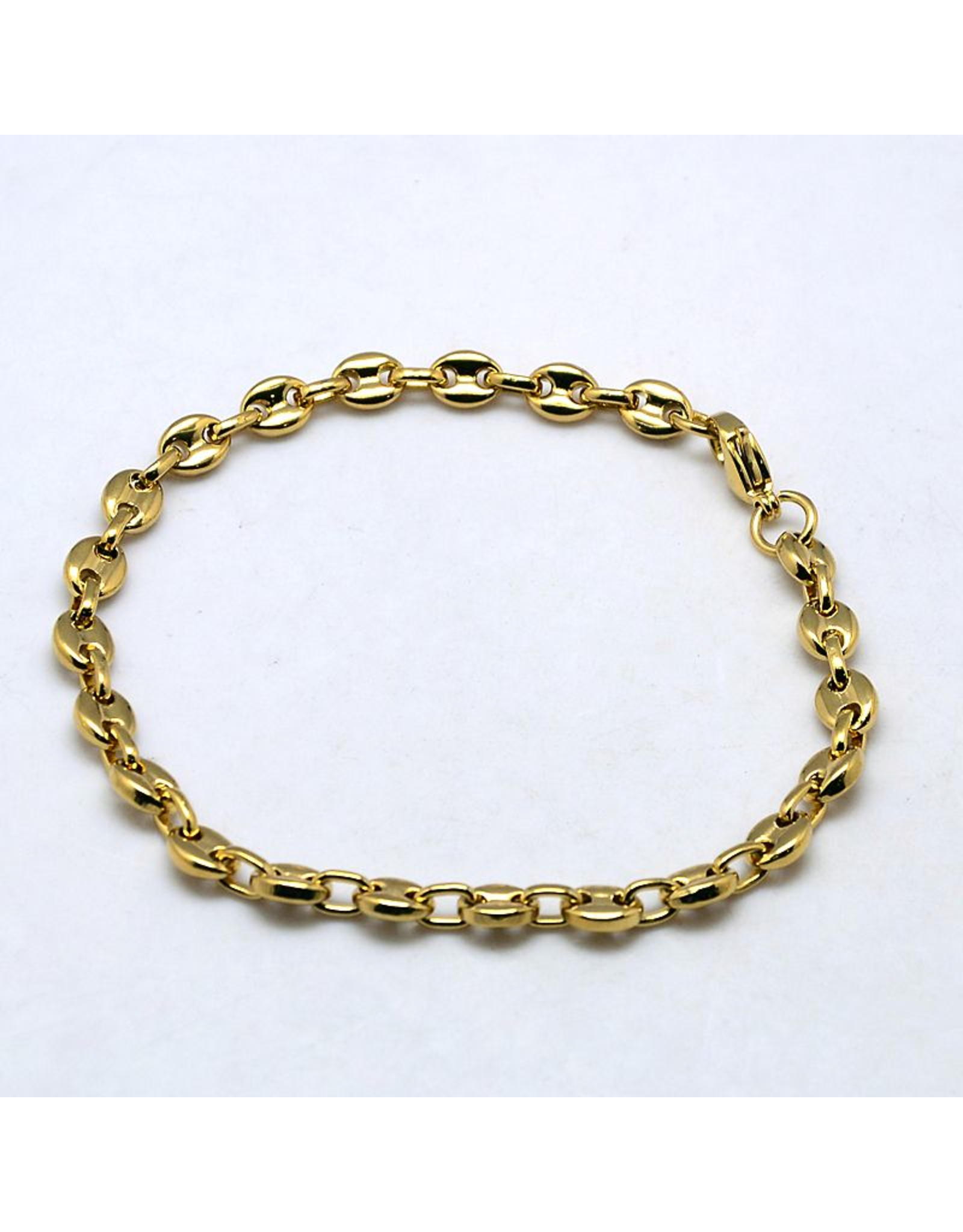 Fashion Jewelry GOLD STAINLESS BRACELET FJB17