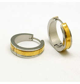 Fashion Jewelry MIXED STAINLESS HUGGIE EARRING FJEHN