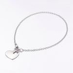Fashion Jewelry STAINLESS HEART ANKLET FJA01