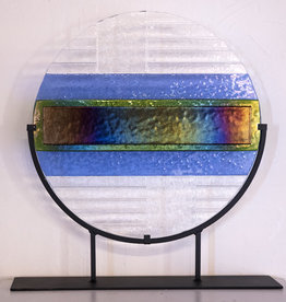 Patrice Carbaugh "TRAILS END" 21.5X19.5x5  Fused Glass