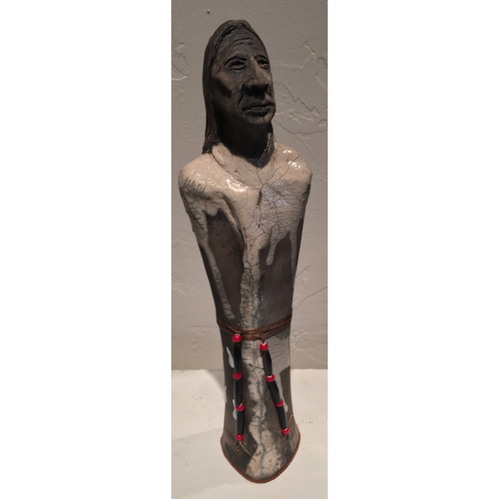 "SPIRIT WARRIOR" 14x4 CLAY SCULPTURE Art Gallery H