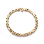Fashion Jewelry GOLD STAINLESS LINK CHAIN NECKLACE FJNSO