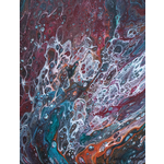 Nancy Karnes "CRASHING WAVES" Acrylic on Canvas 14x11