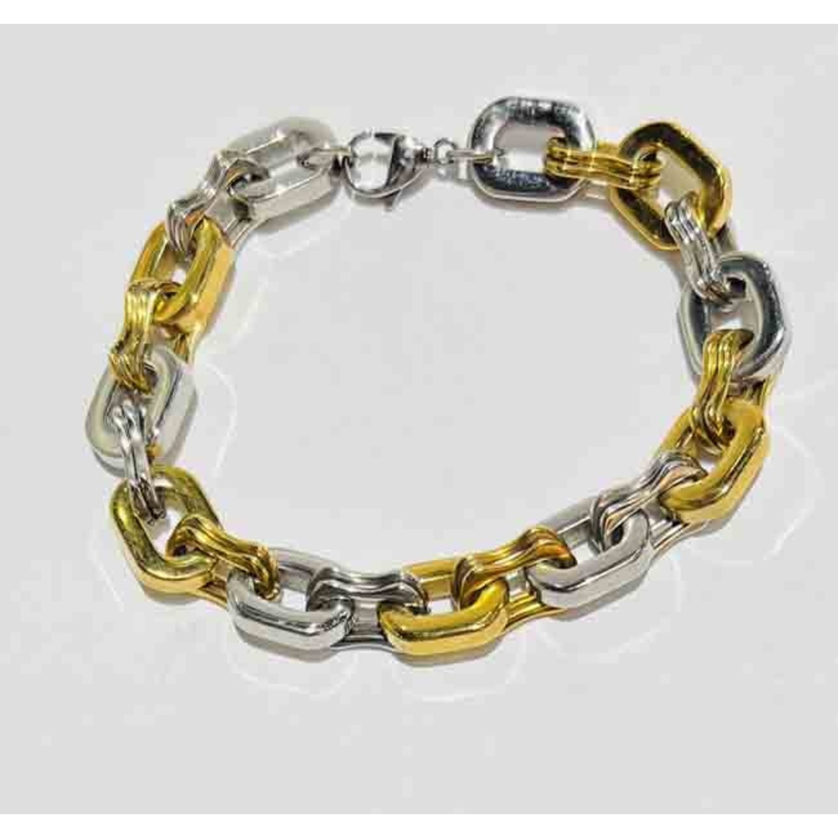 Fashion Jewelry MIXED STAINLESS LINK BRACELET FJBGC