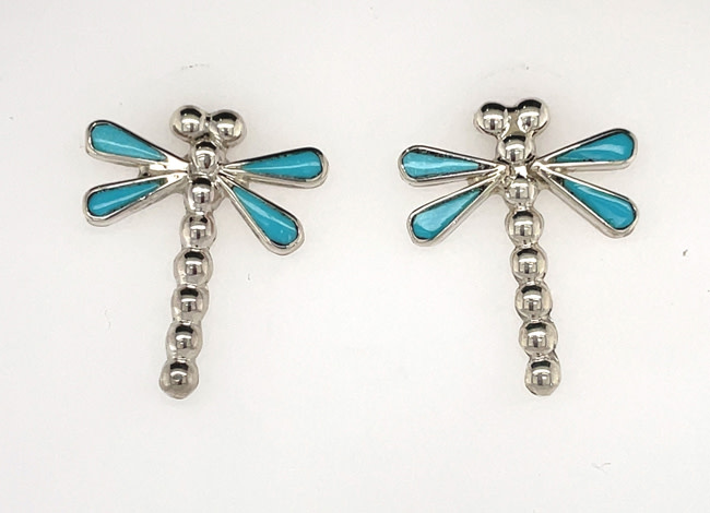 Turquoise store dragonfly earrings
